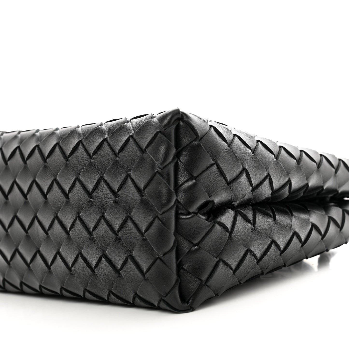 Nappa Intrecciato Small Andiamo Shoulder Bag Black
