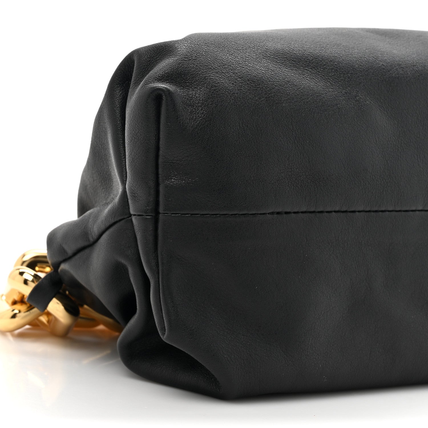 Bottega Veneta Calfskin The Pouch Chain Black 10 of 10