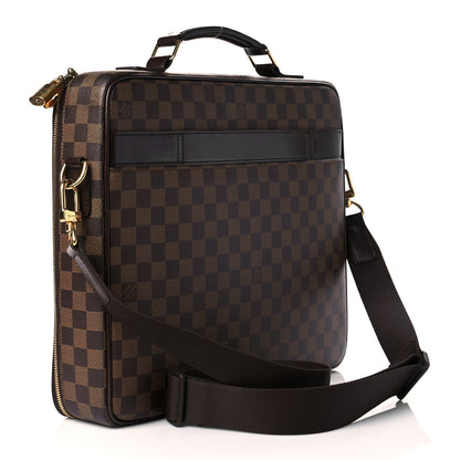 Louis Vuitton Damier Ebene Porte Ordinateur Sabana NM Computer Case 3 of 9