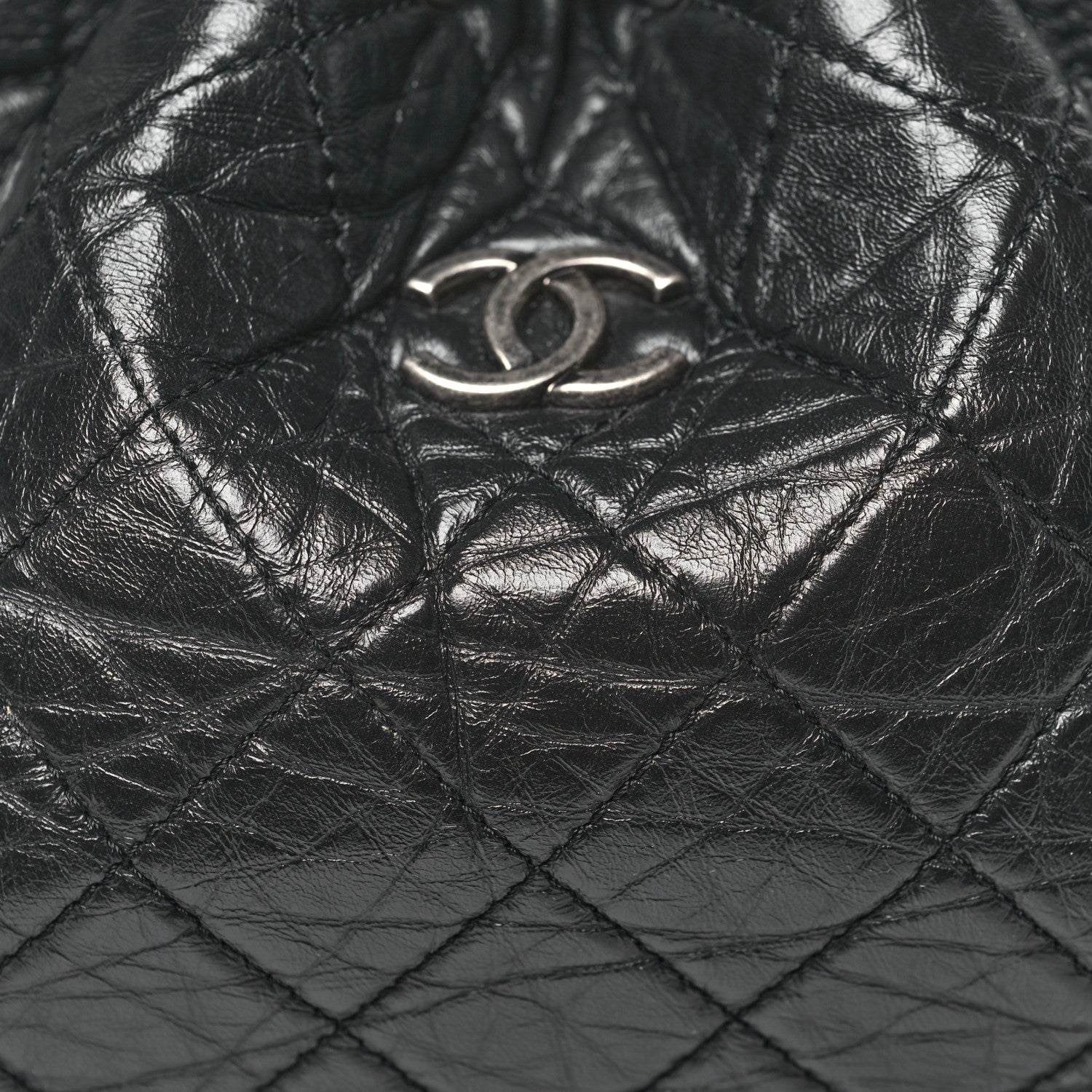 Chanel Aged Calfskin Quilted Small Gabrielle Backpack Black 7 of 9