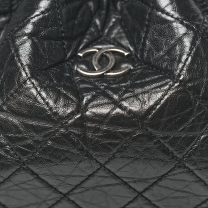 Chanel Aged Calfskin Quilted Small Gabrielle Backpack Black 7 of 9