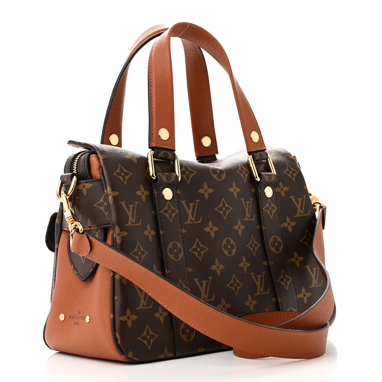 Louis Vuitton LOUIS VUITTON Monogram Manhattan NM Caramel 2 of 10