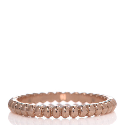 Van Cleef & Arpels 18K Rose Gold Small Perlee Ring 50 5.25 3 of 4