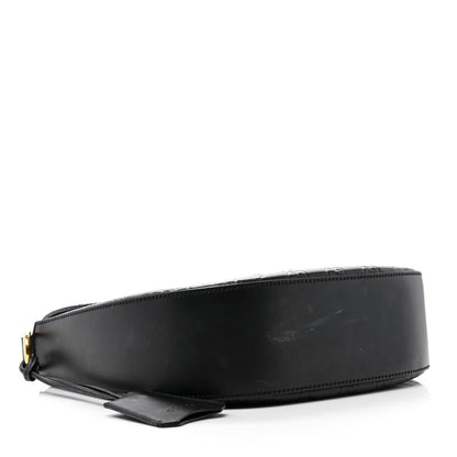 Gucci Guccissima Web Medium Padlock Messenger Shoulder Bag Black 4 of 10