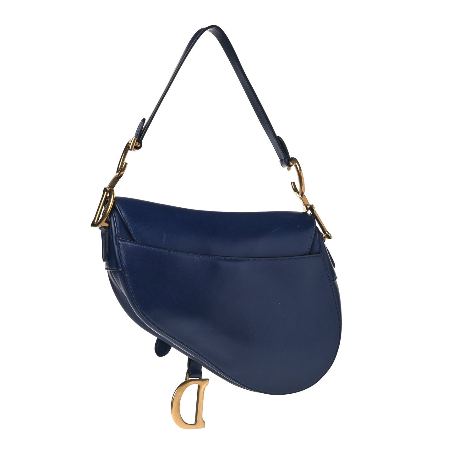 Calfskin Saddle Bag Blue