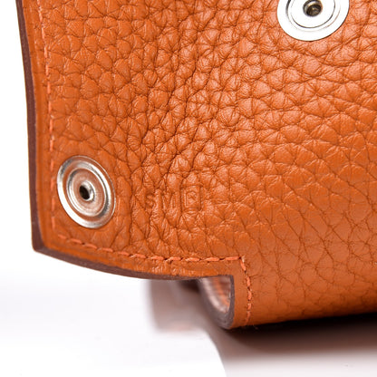 Hermes Taurillon Clemence Mises et Relances Playing Cards Holder Potiron 8 of 8