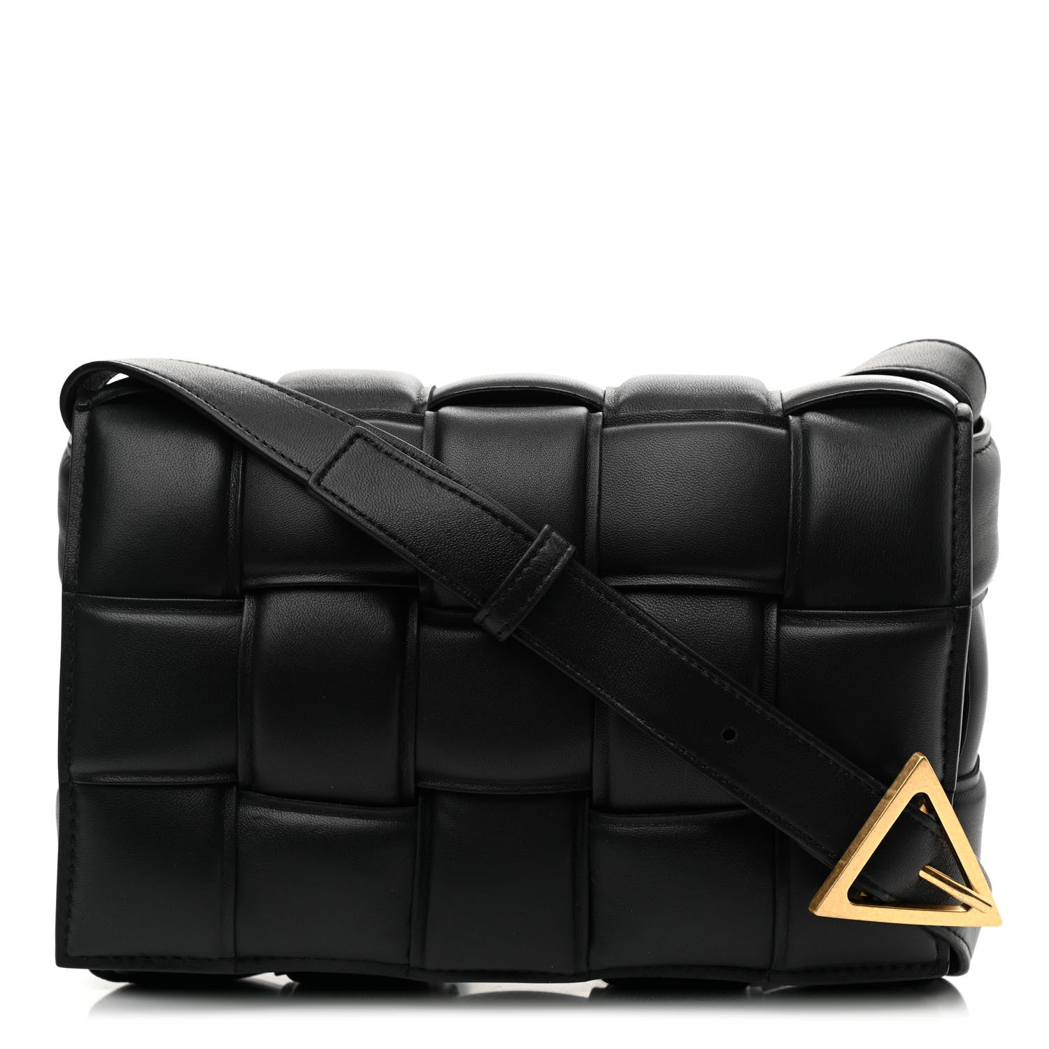 Bottega Veneta Nappa Maxi Intreccio Padded Cassette Crossbody Bag Black 1 of 8