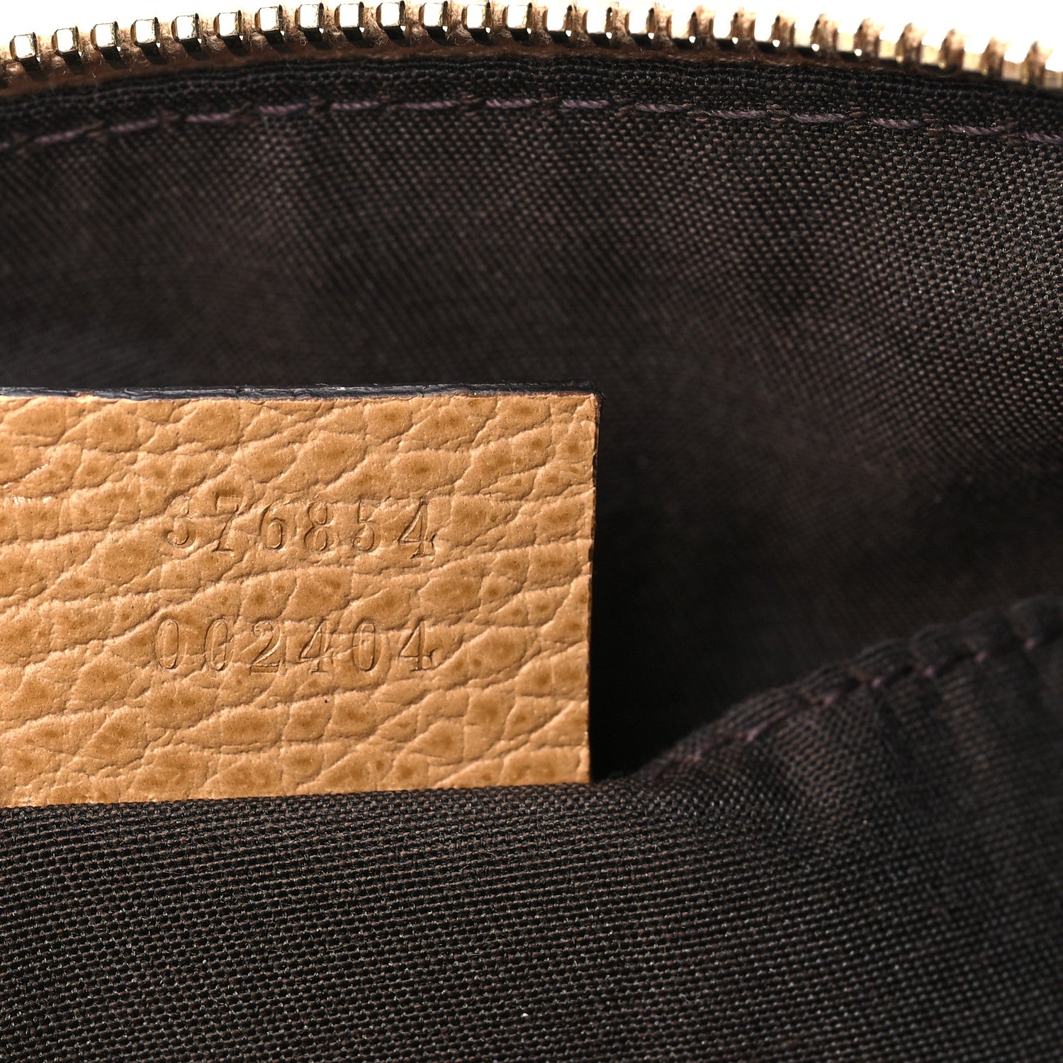 Gucci Calfskin Large Bamboo Clutch Brown 7 of 9