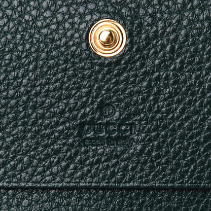 Gucci Grainy Calfskin Zumi Chain Card Case Wallet Vintage Green 7 of 8