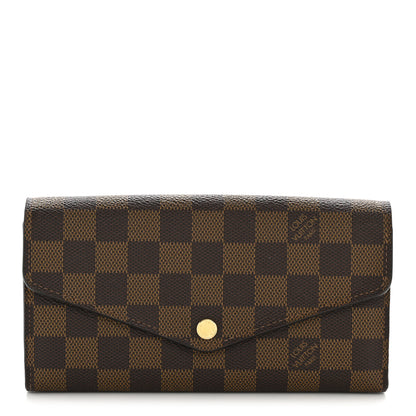 Louis Vuitton Damier Ebene Sarah Wallet NM 1 of 10