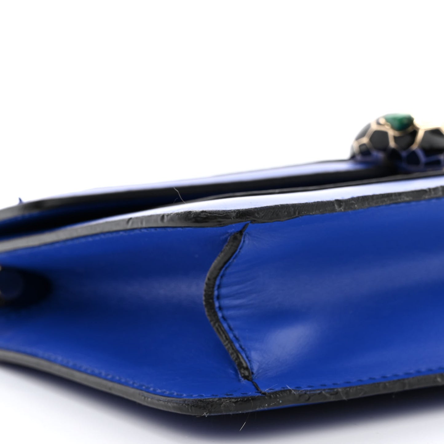 Calfskin Serpenti Forever Crossbody Bag Blue
