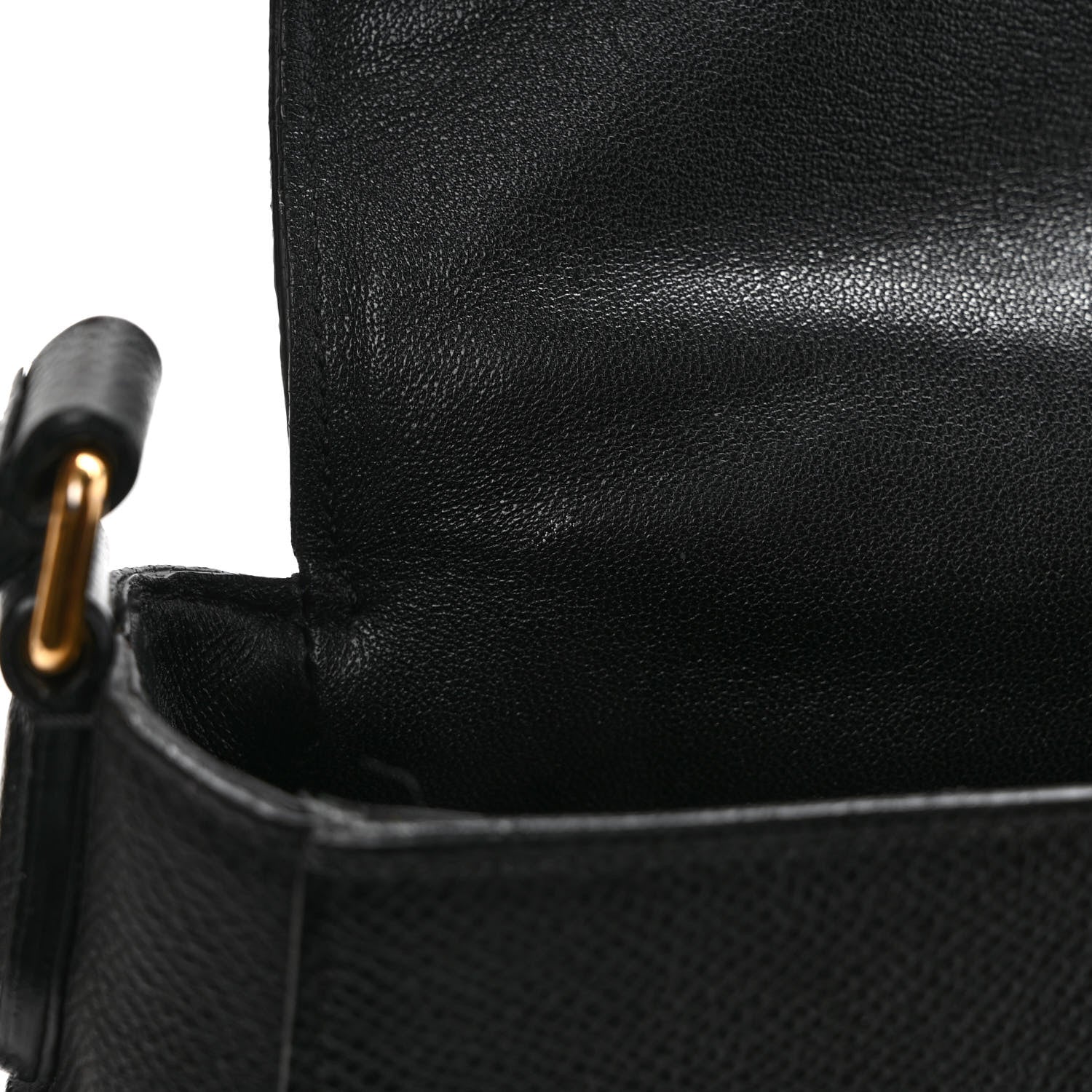 Celine Grained Calfskin Medium Trotteur Black 11 of 11