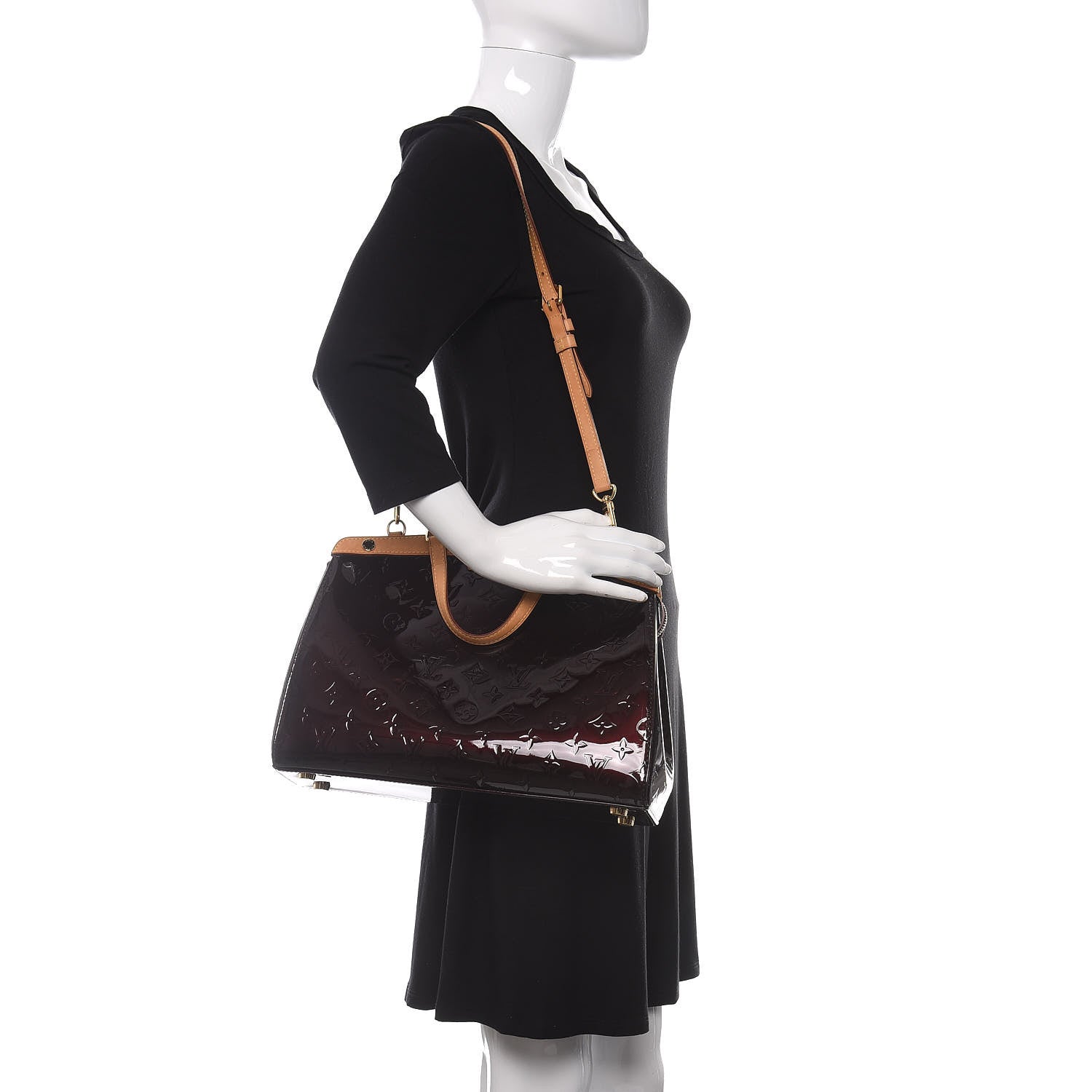 Louis Vuitton Vernis Brea MM Amarante 2 of 12