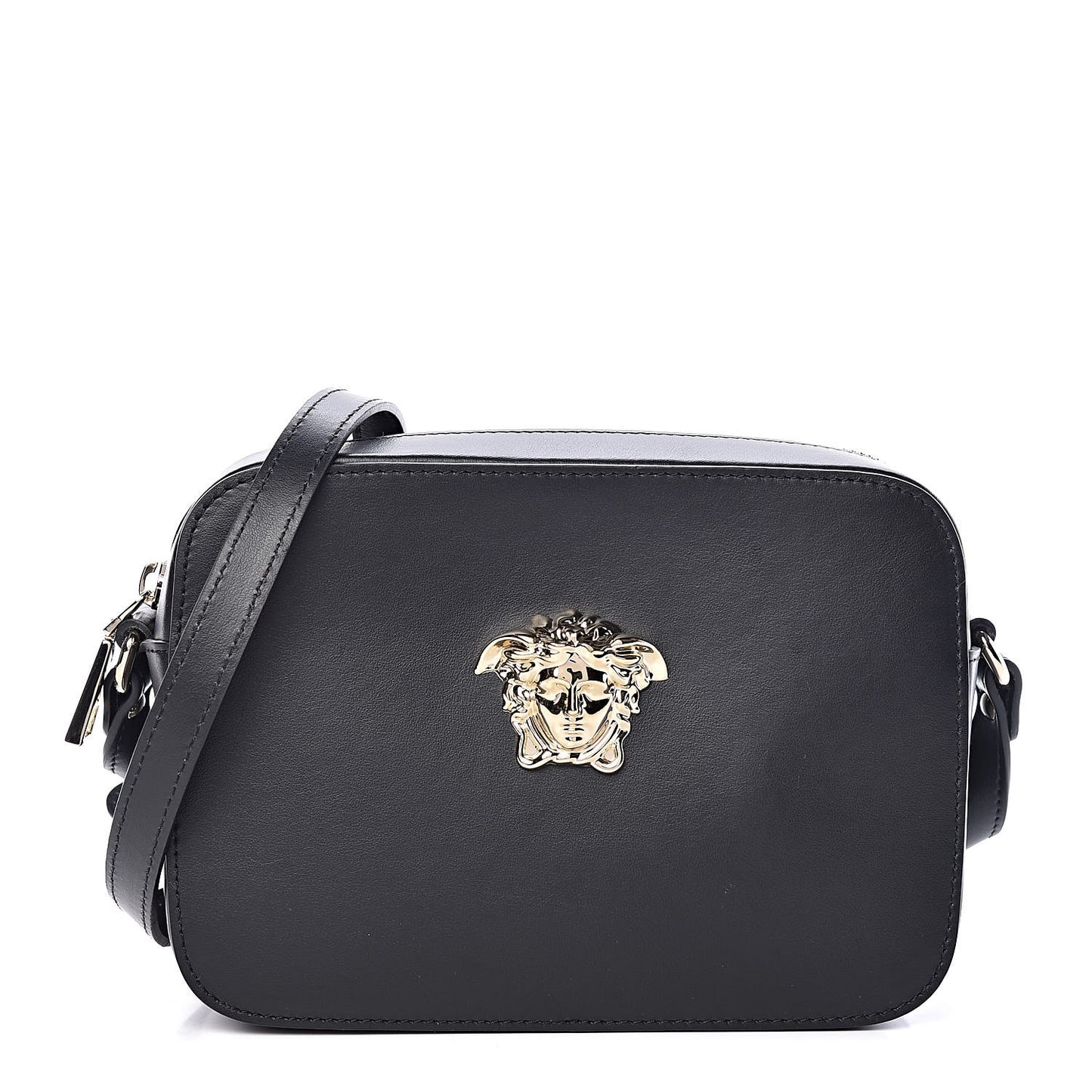 Calfskin Palazzo Camera Bag Black