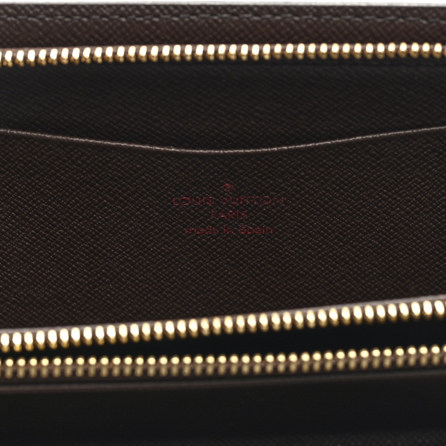 Louis Vuitton Damier Ebene Porte-Monnaie Zippe Zippy Wallet 6 of 7