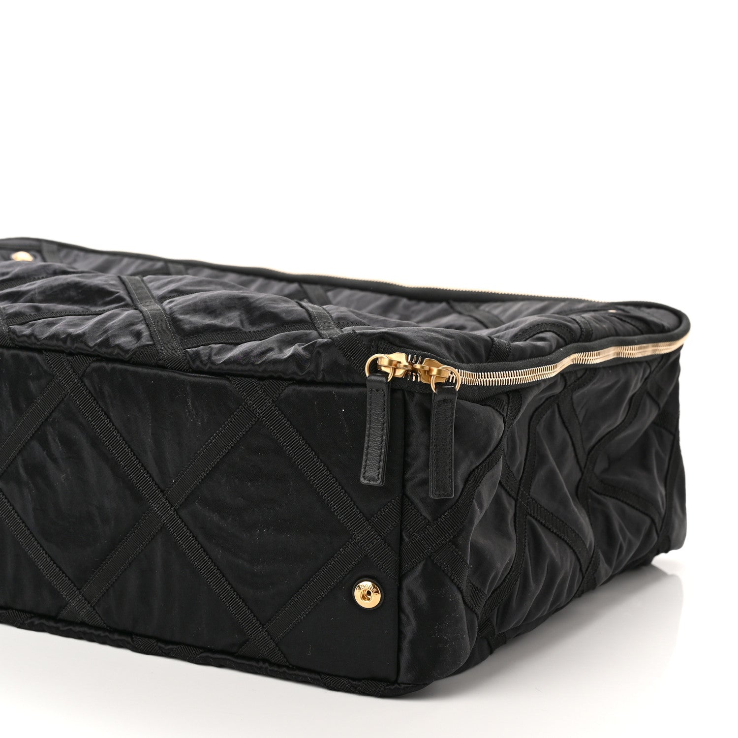 Chanel Nylon Grosgrain Large Lifestyle Travel Black 10 of 10