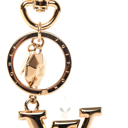 Louis Vuitton LV Facettes Bag Charm Key Holder Gold 4 of 4