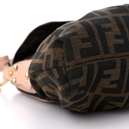 Fendi Zucca Cuoio Lucido Small Chef Shoulder Bag Tobacco Bois de Rose 7 of 12