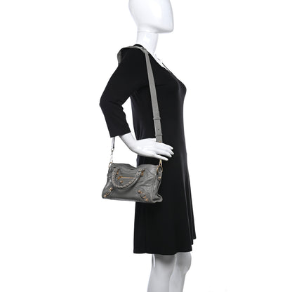Balenciaga Agneau Giant 12 Gold Hardware Mini City Gris Pyrite 2 of 11