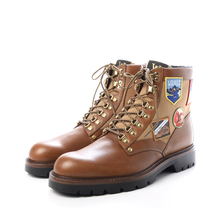 Louis Vuitton Calfskin Oberkampf Ankle Boots 10 Cognac 3 of 9