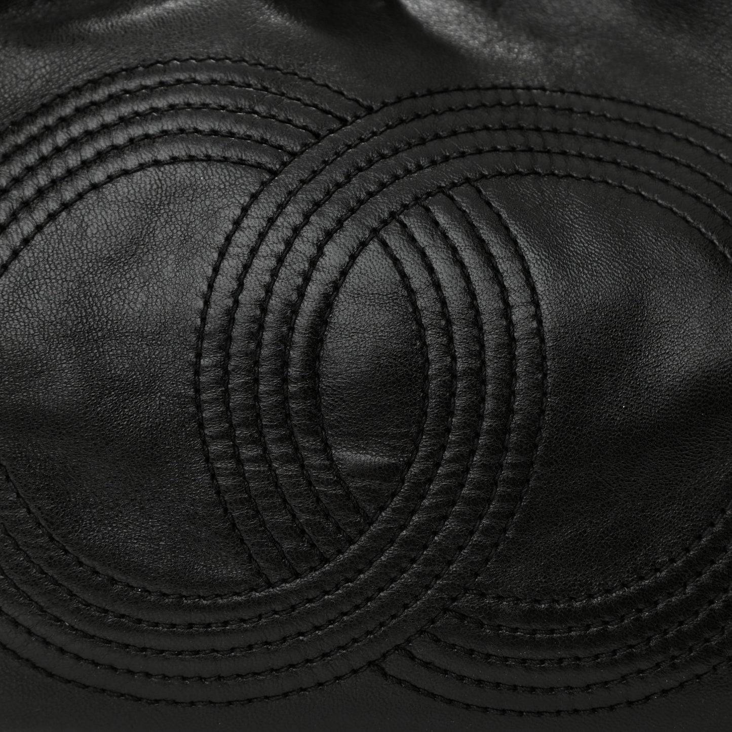 Lambskin CC Shoulder Bag Black