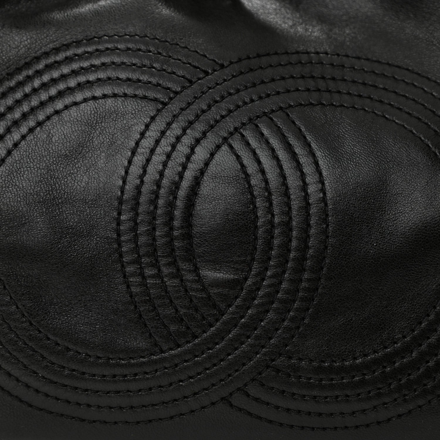Chanel Lambskin CC Shoulder Bag Black 9 of 11