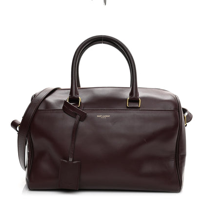 Saint Laurent Calfskin Classic Duffle 6 Amarena 2 of 17