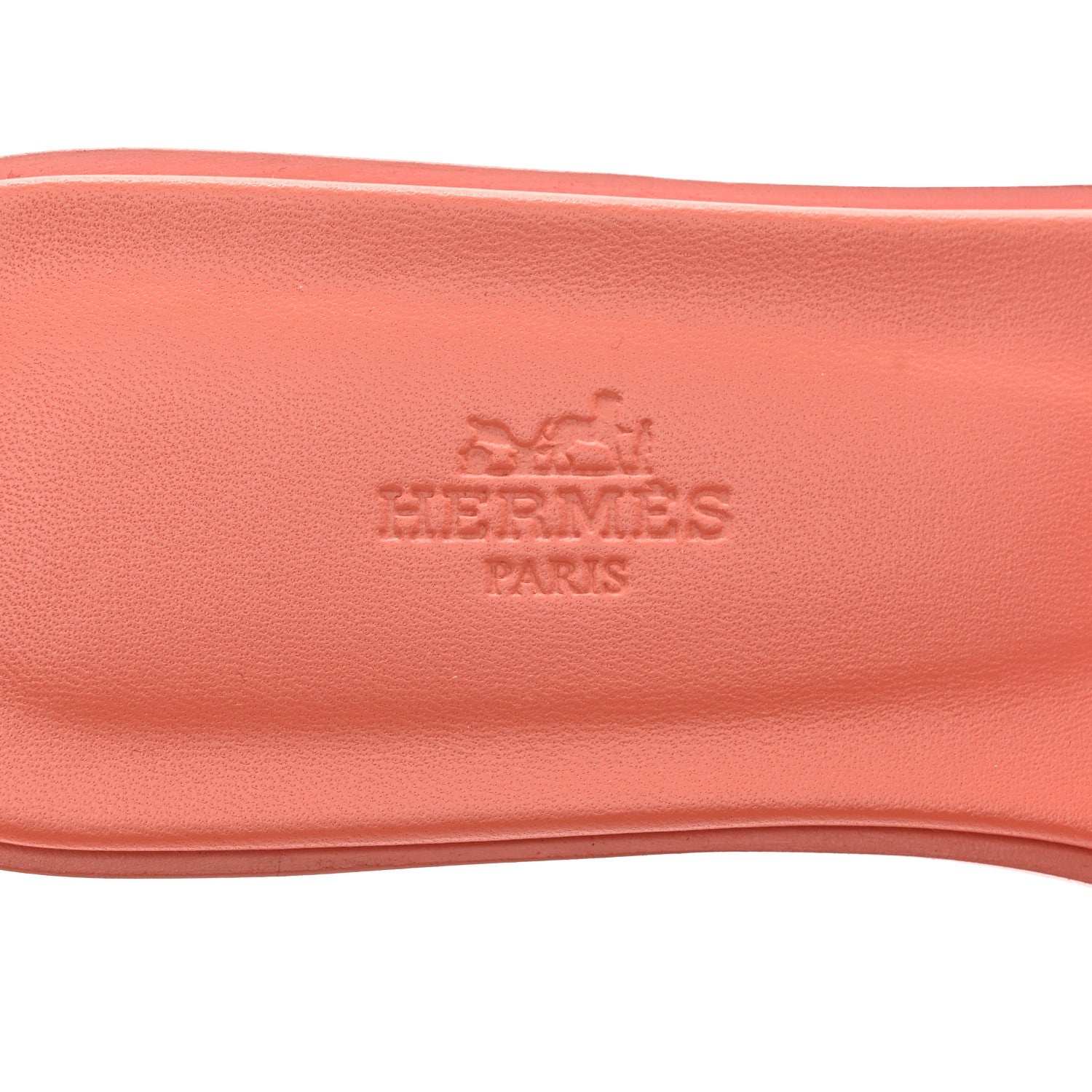 Hermes Epsom Oran Sandals 38.5 Orange Joey 9 of 13