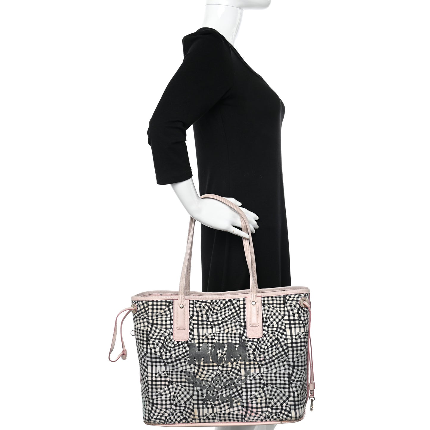 Visetos Medium Liz Reversible Shopper Tote Soft Pink