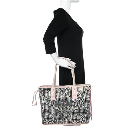 MCM Visetos Medium Liz Reversible Shopper Tote Soft Pink 3 of 22