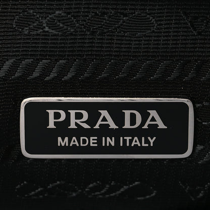 Prada Terry Cloth Mini Re-Edition 2000 Bag Black White 6 of 11