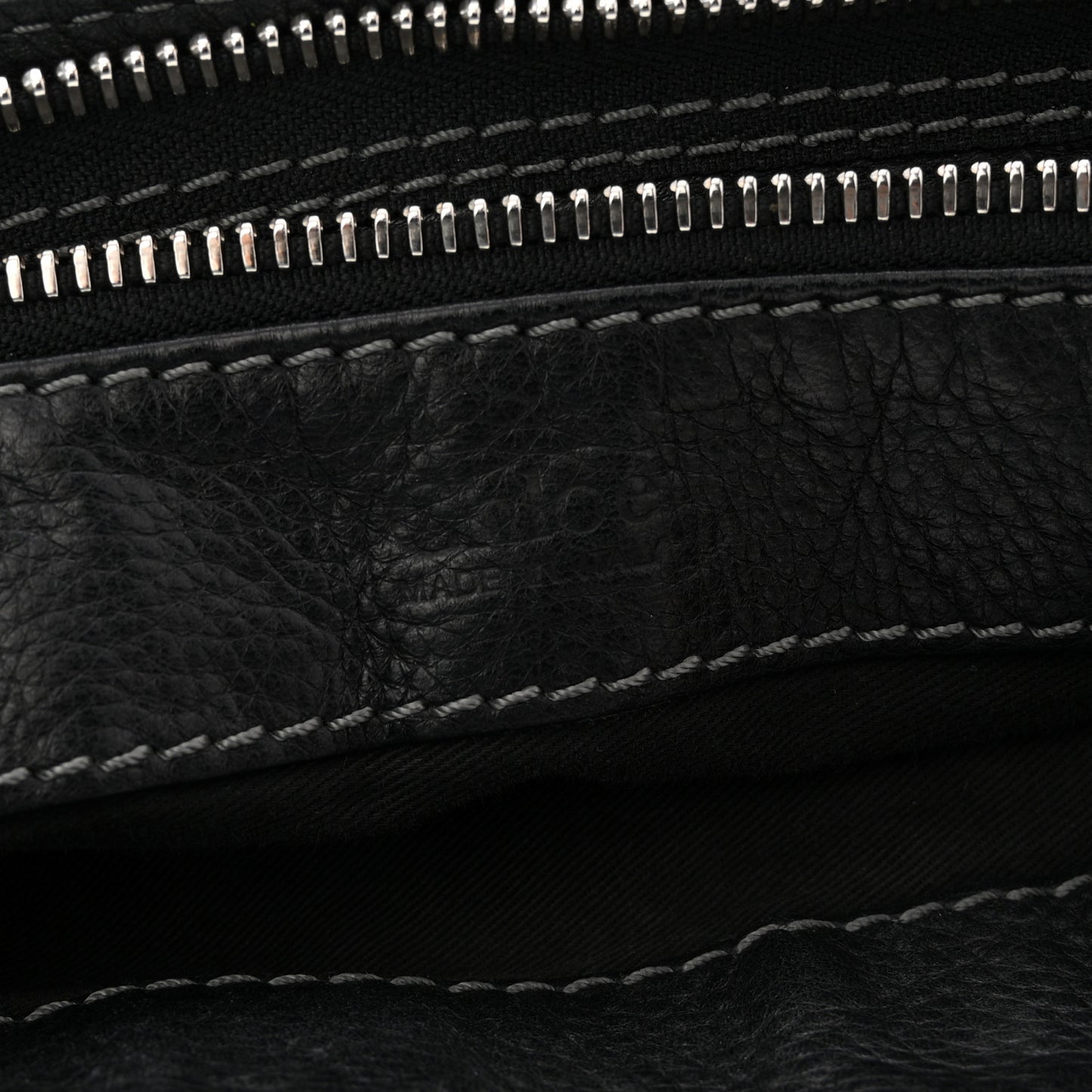 Calfskin Paddington Hobo Black