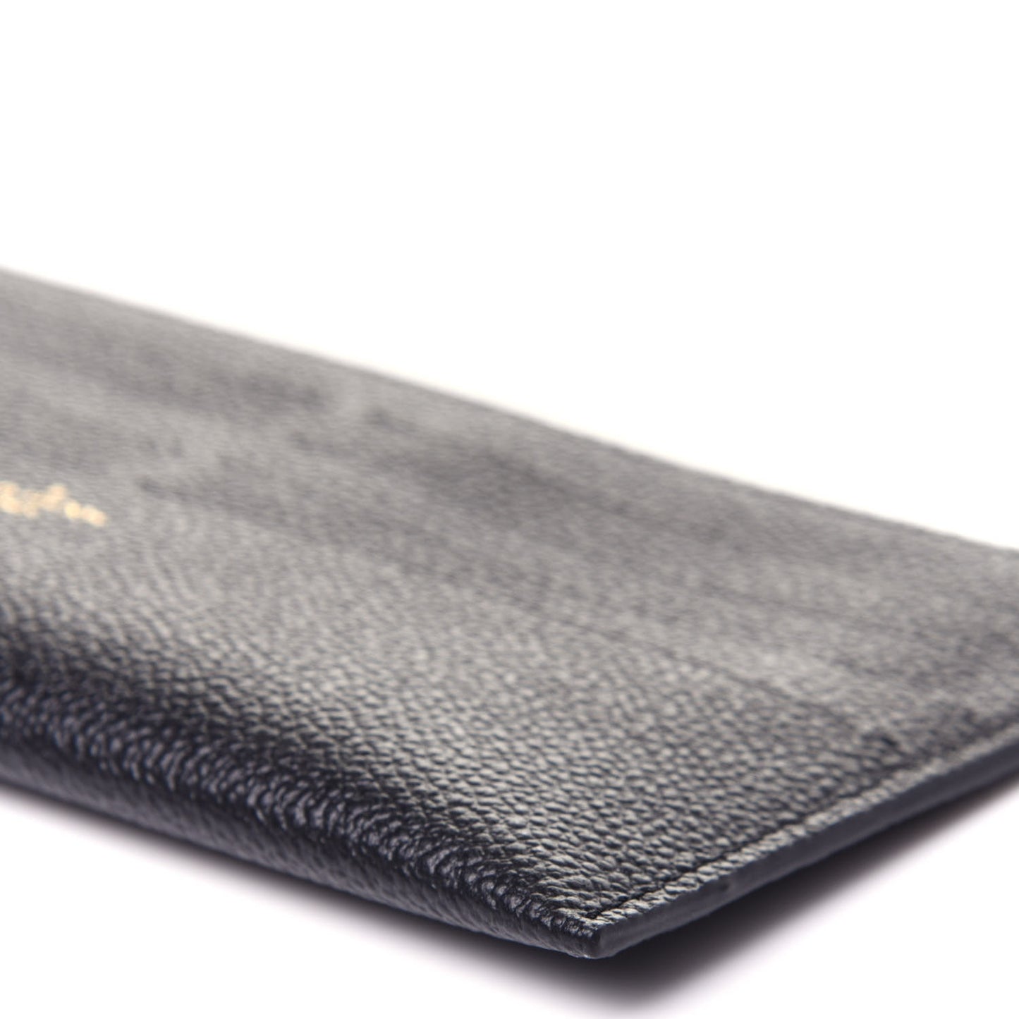 Calfskin Felicie Chain Wallet Card Holder Insert Black