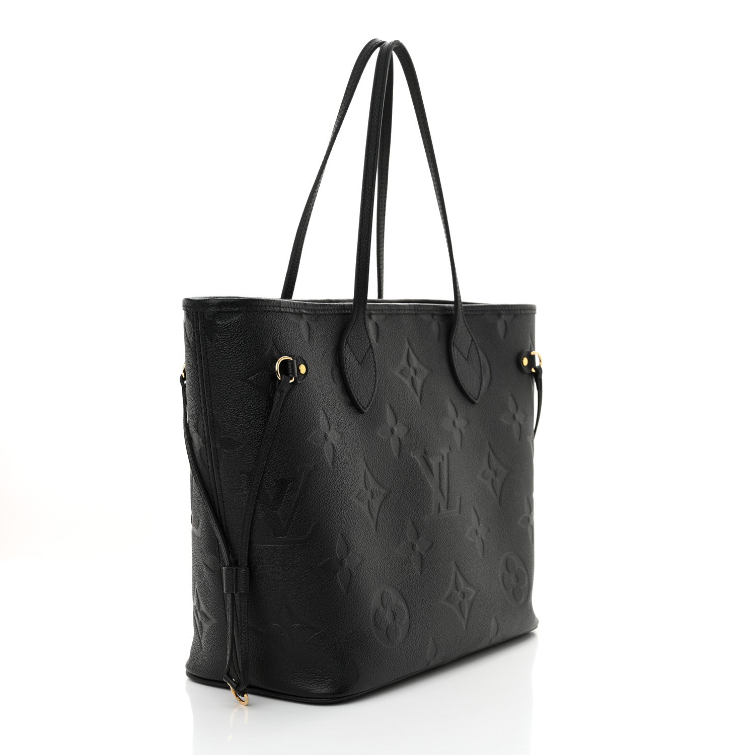 Louis Vuitton Empreinte Monogram Giant Neverfull MM Black 4 of 13