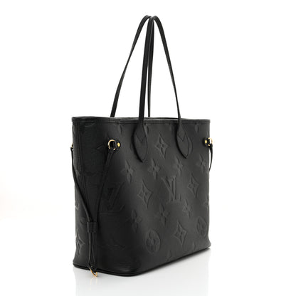 Louis Vuitton Empreinte Monogram Giant Neverfull MM Black 4 of 13