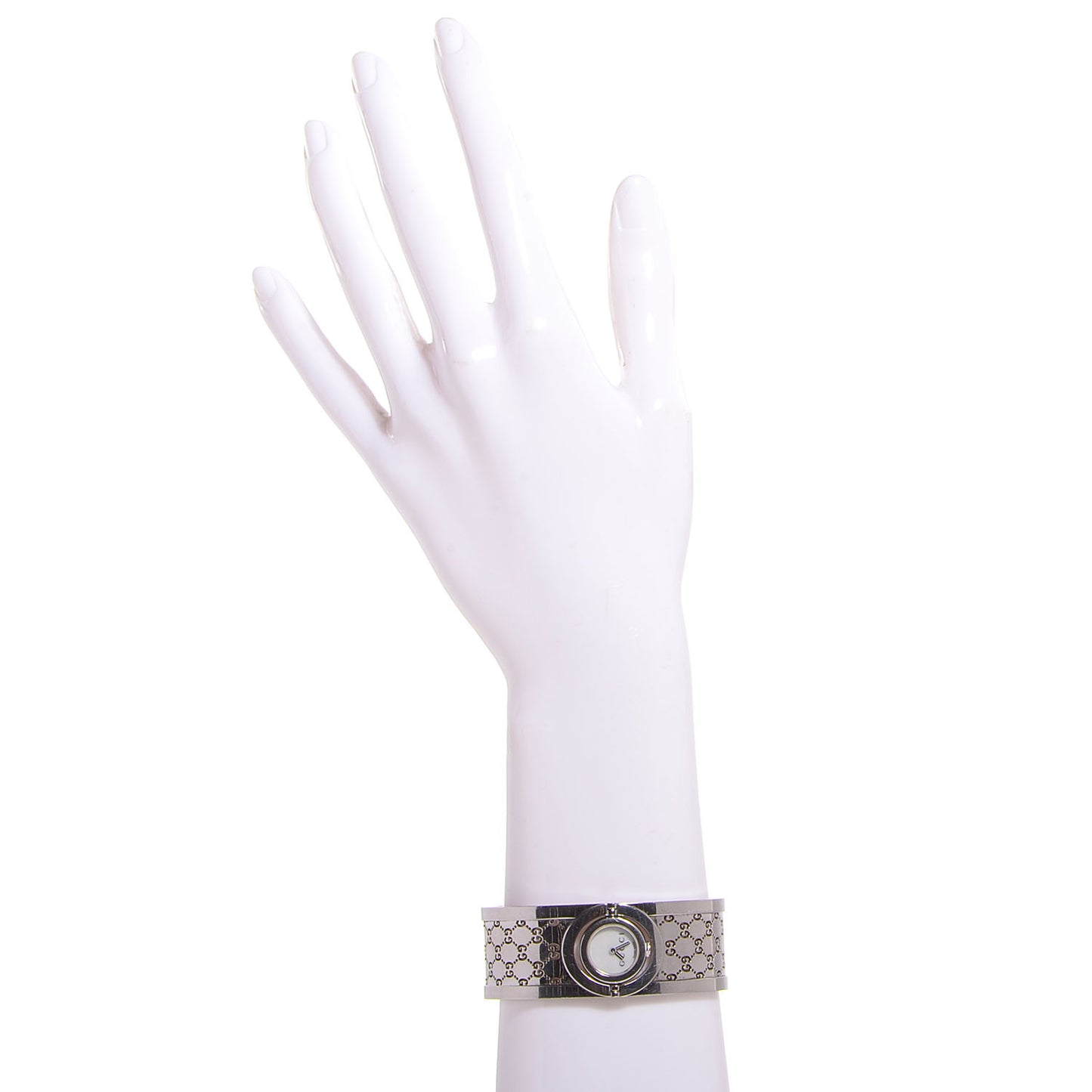 Stainless Steel Mother of Pearl 23mm Twirl Quartz Watch