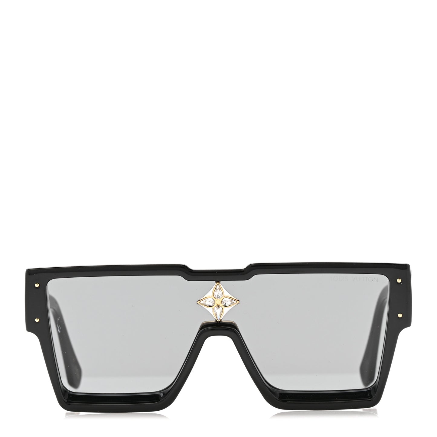 Acetate Swarovski Crystal Cyclone Sunglasses Z1578E Black