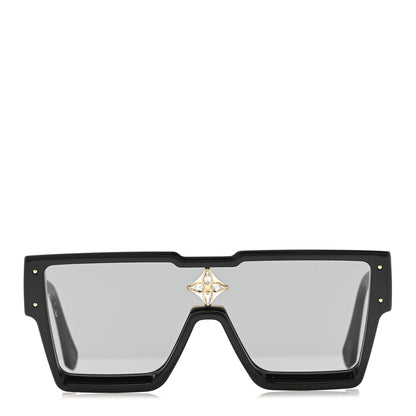 Louis Vuitton Acetate Swarovski Crystal Cyclone Sunglasses Z1578E Black 2 of 8