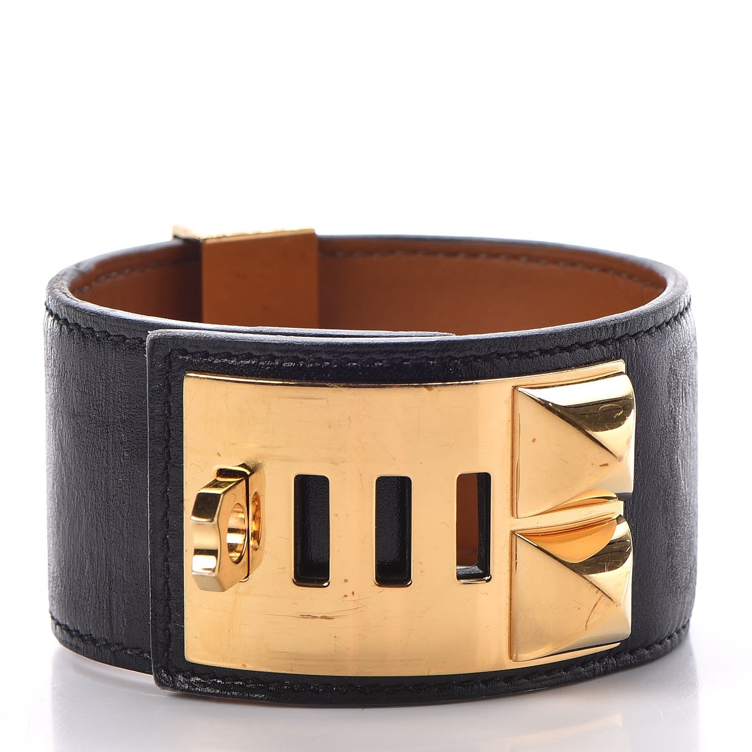 Hermes Box Collier De Chien CDC Bracelet L Black 4 of 7