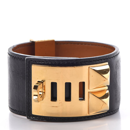 Hermes Box Collier De Chien CDC Bracelet L Black 4 of 7
