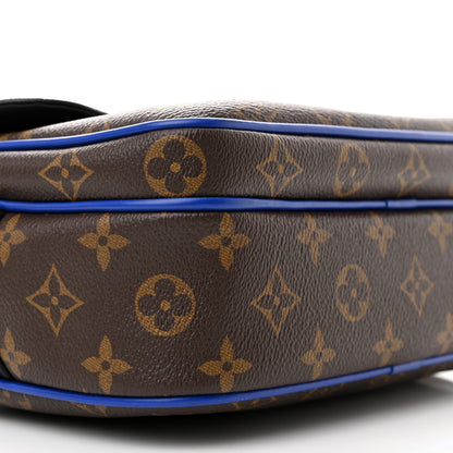 Louis Vuitton Monogram Macassar S Lock Messenger Blue 8 of 9