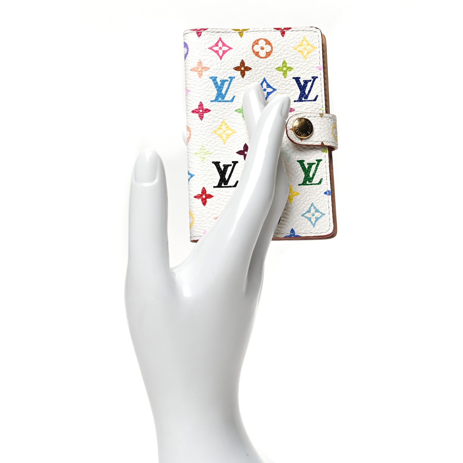 Louis Vuitton Monogram Multicolor Carnet de Bal Mini Agenda Cover White 2 of 9