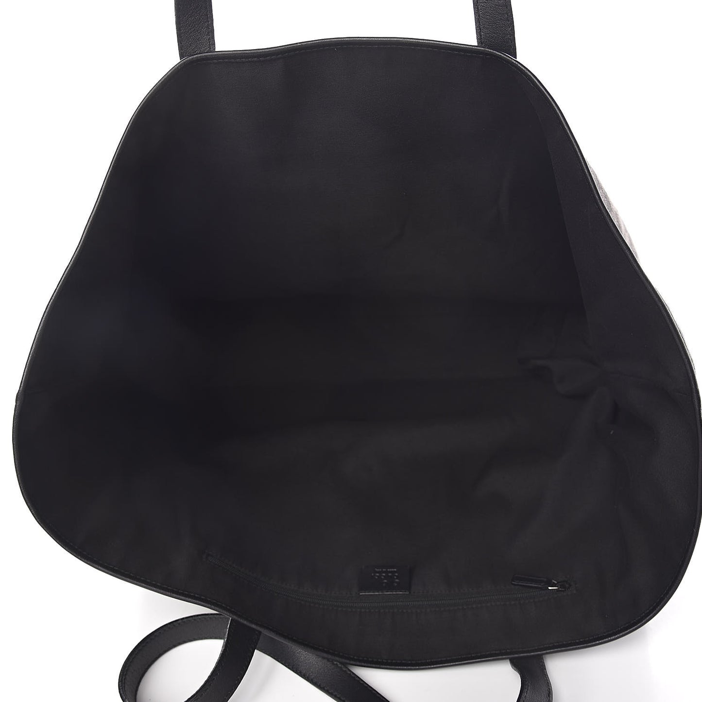 Metallic Monogram XL Shopper Tote Black