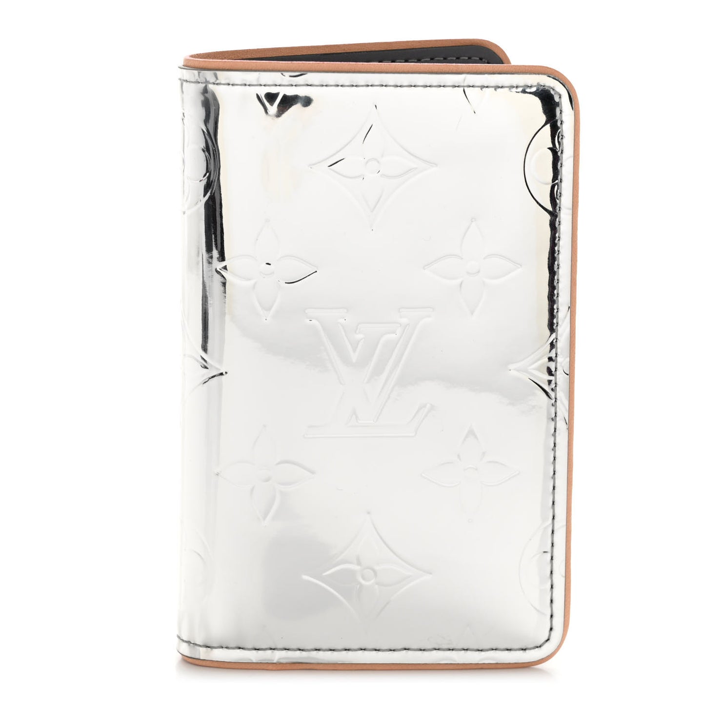Monogram Mirror Slender Pocket Organizer