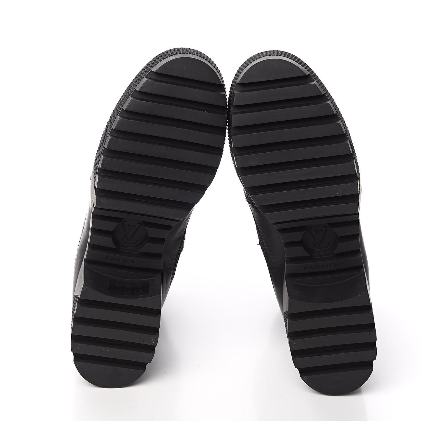 Suede Calfskin Laureate Platform Desert Boots 37 Black