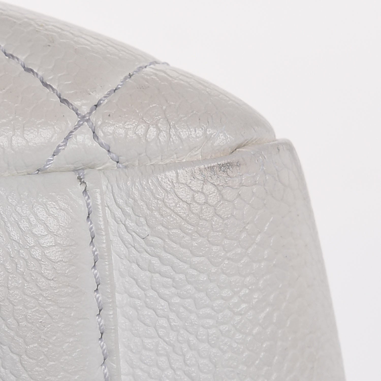Chanel Caviar Quilted Grand Shopping Tote GST White 12 of 17