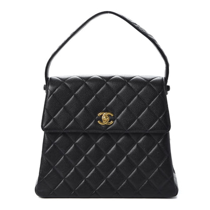 Chanel Caviar Quilted Medium Kelly Flap Black 1 of 11
