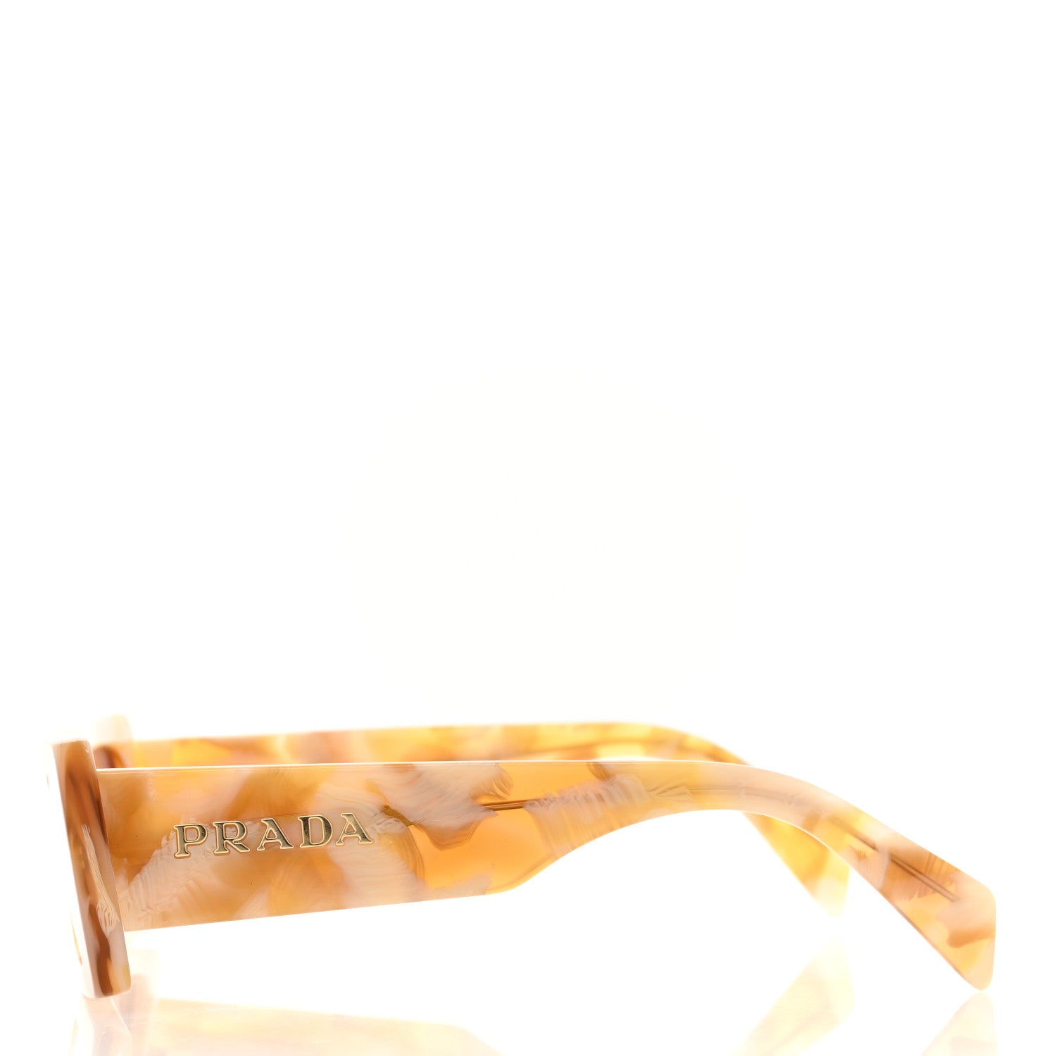 Prada Acetate Sunglasses with Prada Logo SPR A07 Desert Tortoise 3 of 7