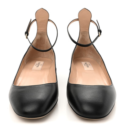 Valentino Garavani Calfskin Tan-Go Mary Jane 60mm Pumps 39.5 Black 3 of 10
