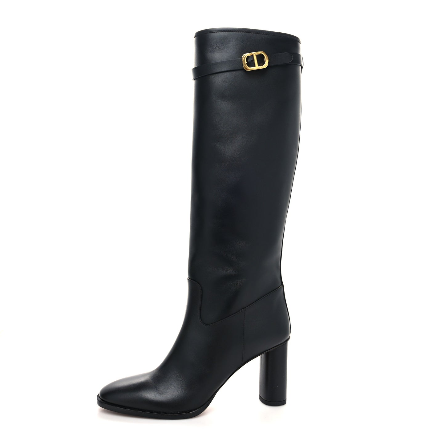 Soft Calfskin Empreinte High Boot 38 Black